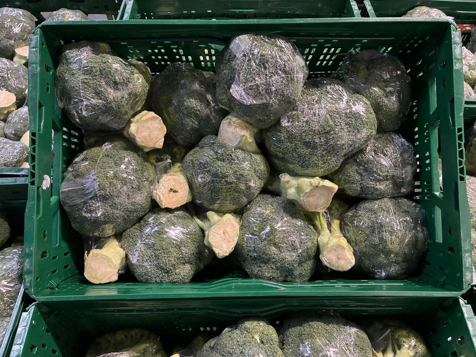 Brokkoli im Großgebinde
